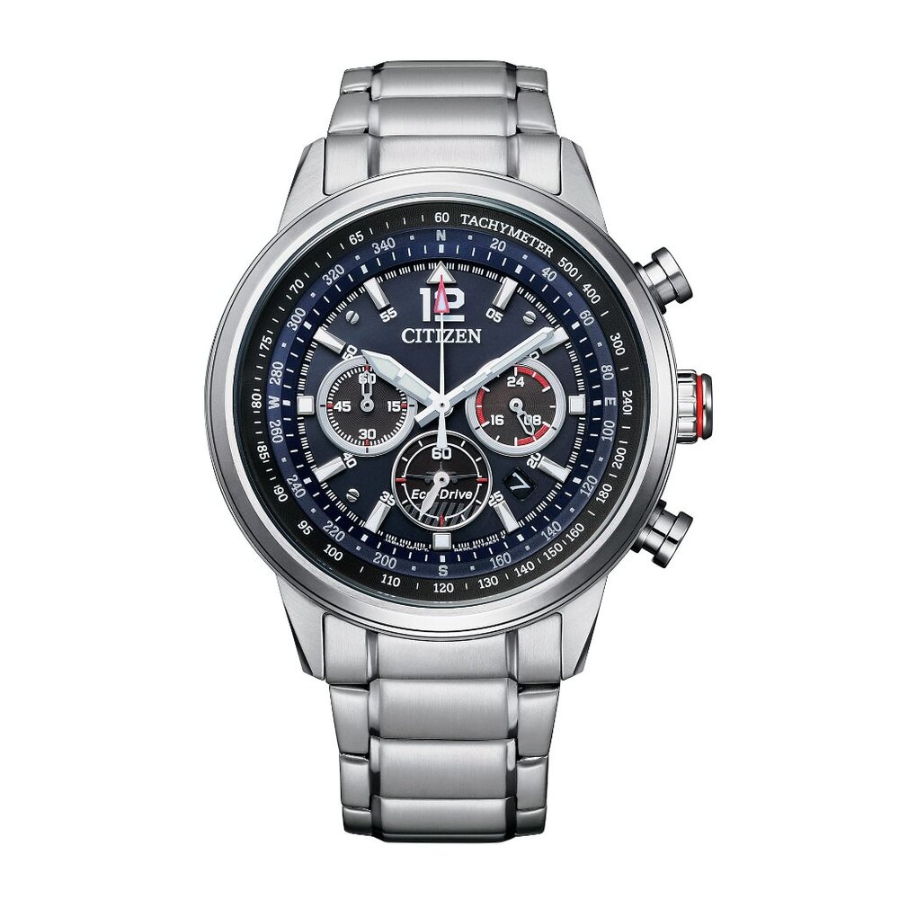 Citizen Men's Eco-Drive Weekender Garrison Chronograph Field Watch in Stainless